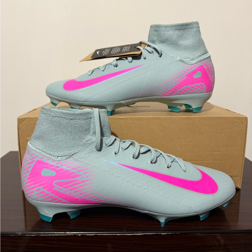 Nike Mercurial Superfly 10 Pro FG Men Sizes Cleats Prism Pack HF9433-301 Pink